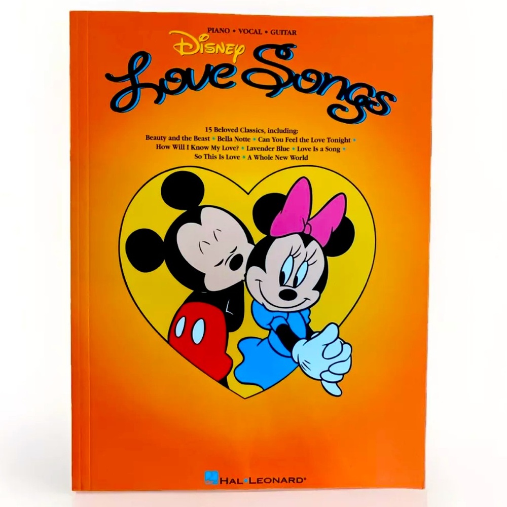 Disney Love Songs Music Book For Piano Vocal & Guitar